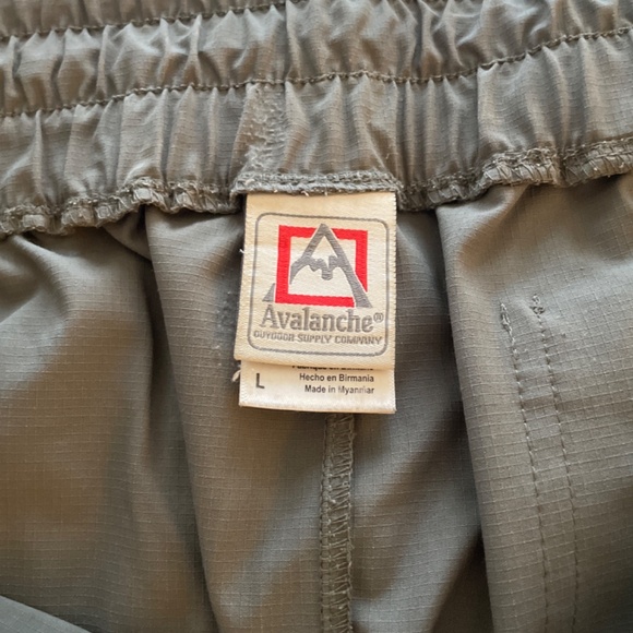 Avalanche Olive Green Track Pants - Picture 3 of 3